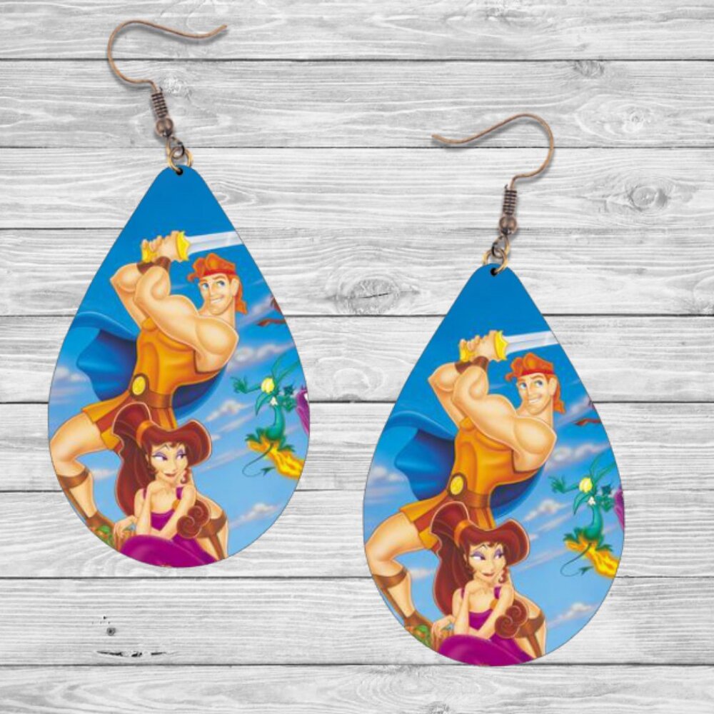 Hercules and Meg Earrings